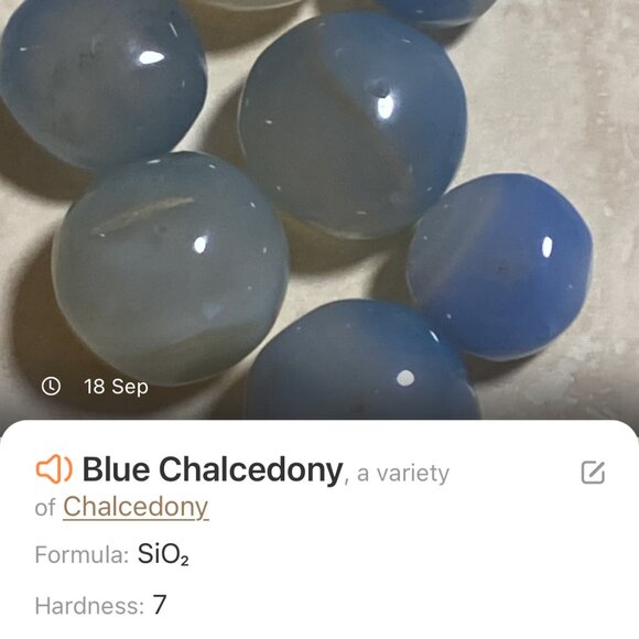 2/$20, Genuine Blue Green Chalcedony, Natural Gemstone Adjustable Cord Necklace - Picture 8 of 11